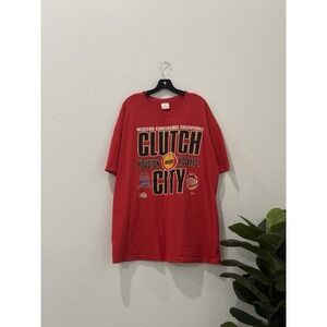 Vintage 1994 Houston Rockets NBA Finals "Clutch City" Single Stitch Shirt XXL